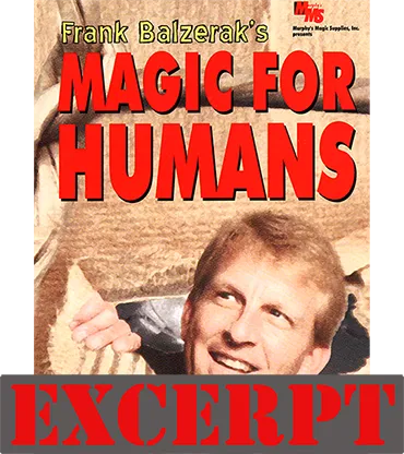 Magic For Humans by Frank Balzerak video DOWNLOAD (Excerpt of Magic For Humans by Frank Balzerak)