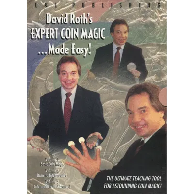 David Roth Expert Coin Magic Made Easy (3 Vol. set) video DOWNLOAD