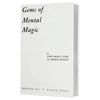 Gems of Mental Magic by Arthur Buckley and The Conjuring Arts Research Center - eBook DOWNLOAD