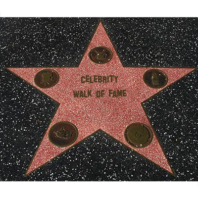 Celebrity Walk of Fame by Jonathan Royle - Mixed Media DOWNLOAD