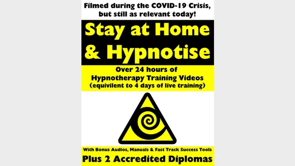 STAY AT HOME & HYPNOTIZE - HOW TO BECOME A MASTER HYPNOTIST WITH EASE By Jonathan Royle & Stuart "Harrizon" Cassels Mixed Media DOWNLOAD